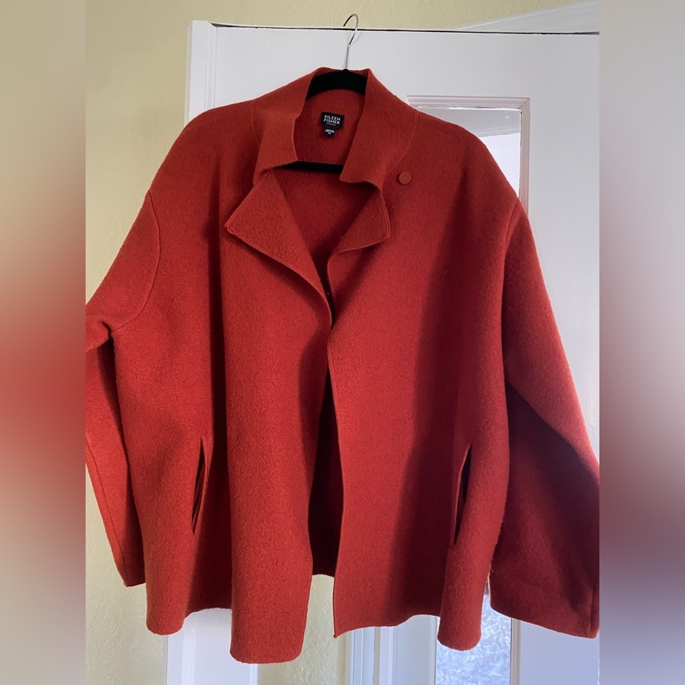Eileen Fisher - Easy Fit boiled wool Blazer